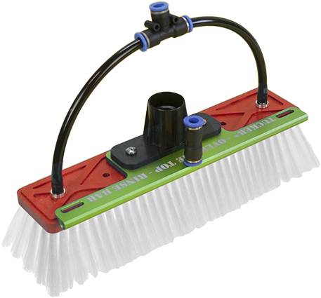 Tucker Dual Trim Brush With Green Rinse Bar - Blue (500x500), Png Download