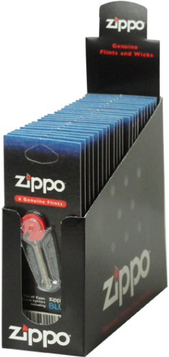 Zippo Replacement Flint - Zippo Wick Cards 24 Card Pack (wick), White (wood) (500x500), Png Download