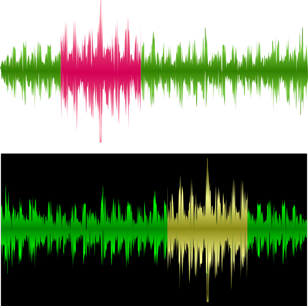 How To Set Use Sound Wave Recording Clipart (600x595), Png Download