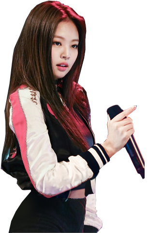 Idol Under Yg Entertainment, As Part Of Girlgroup Blackpink - Transparent Black Pink Jenny (340x510), Png Download