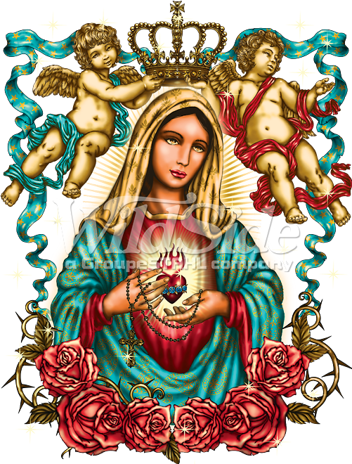 Virgin Mary - Nuestra Señora De Guadalupe Virgen Maria Catholic Church (675x675), Png Download