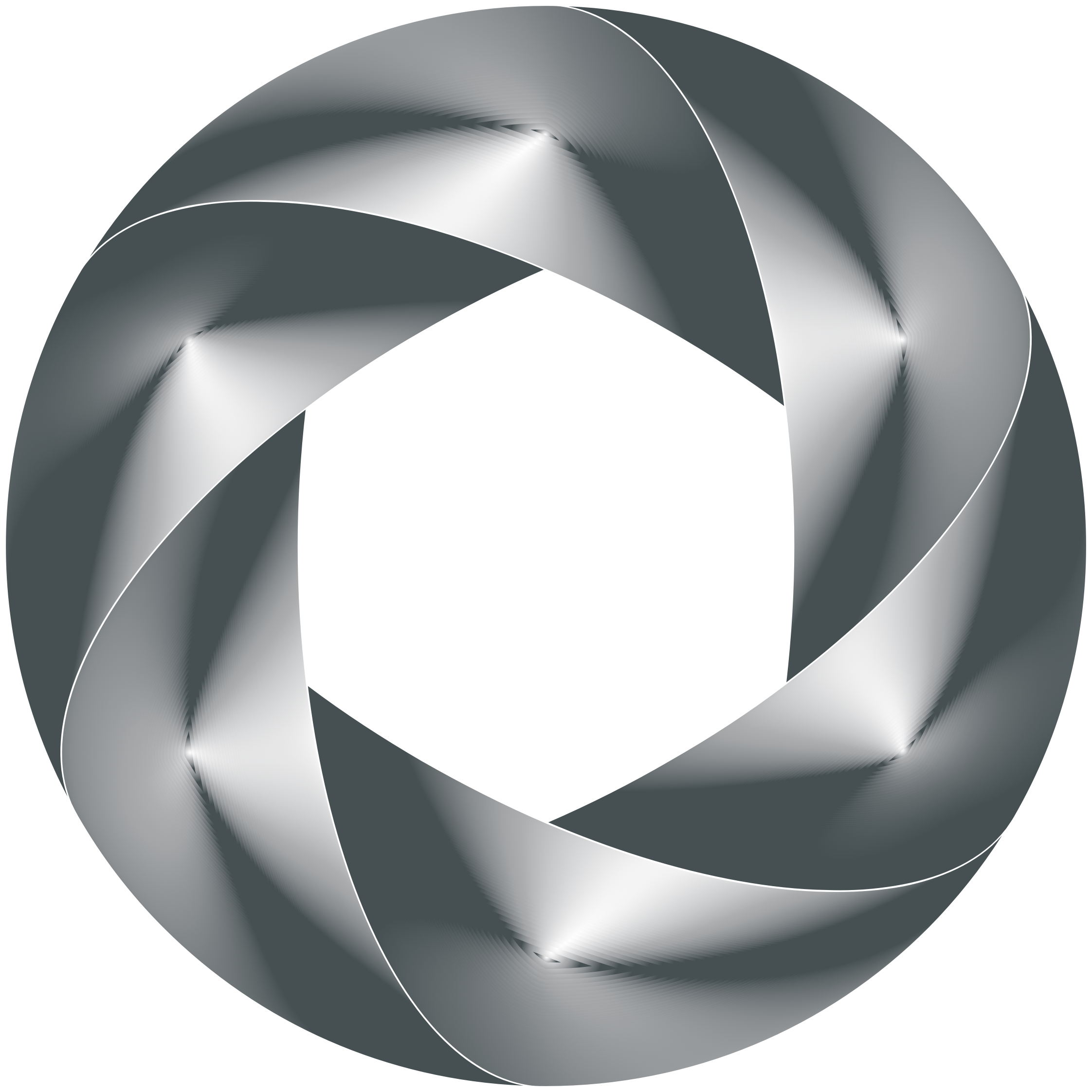 Aperture Camera Silhouette Clipart - Camera Shutter Clipart Png (2244x2244), Png Download