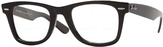 Nerd Glasses Png Pic - Black Ray Ban Reading Glasses (580x290), Png Download