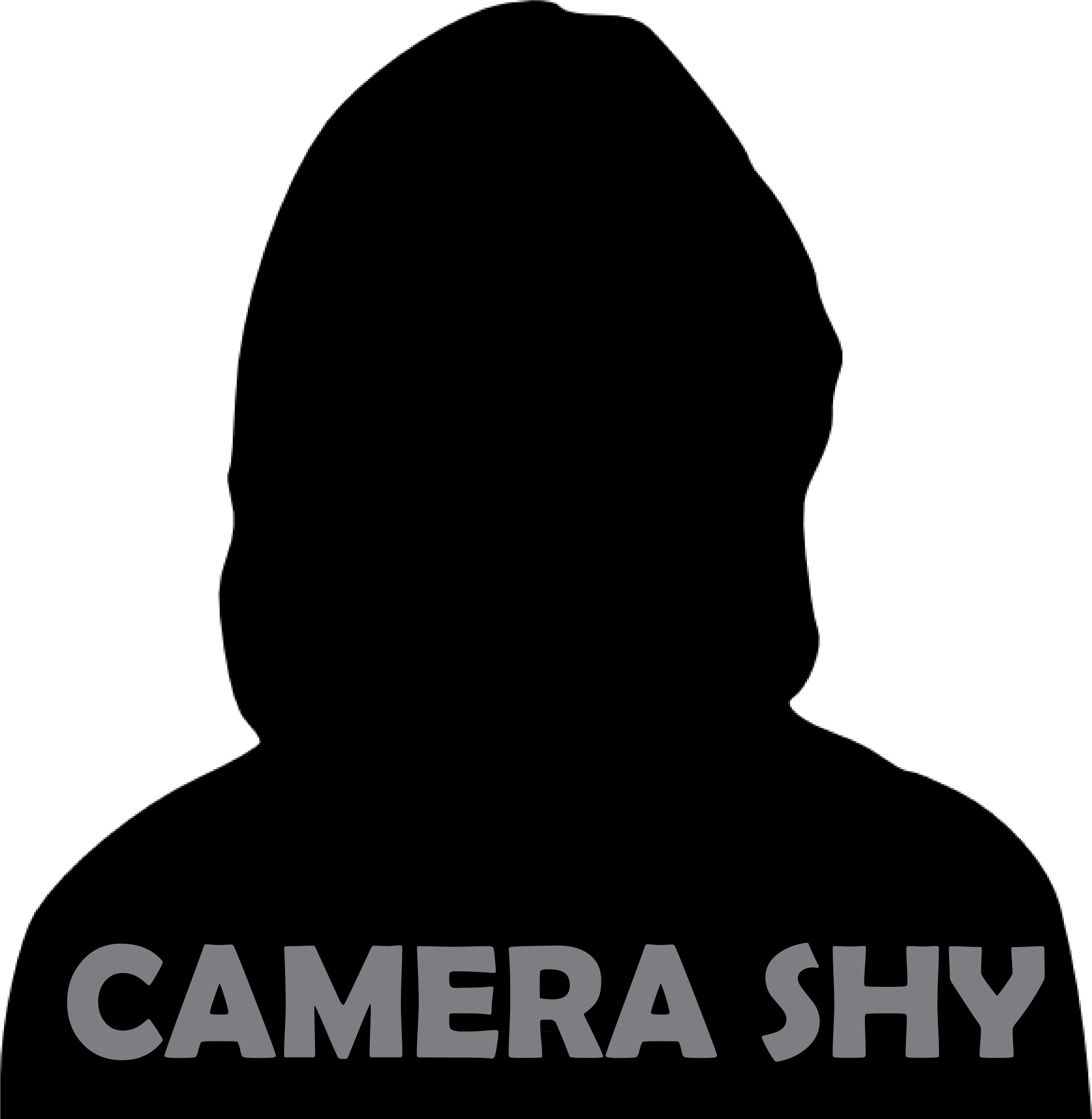 Camera Shy-01 - Female Silhouette (3959x3959), Png Download