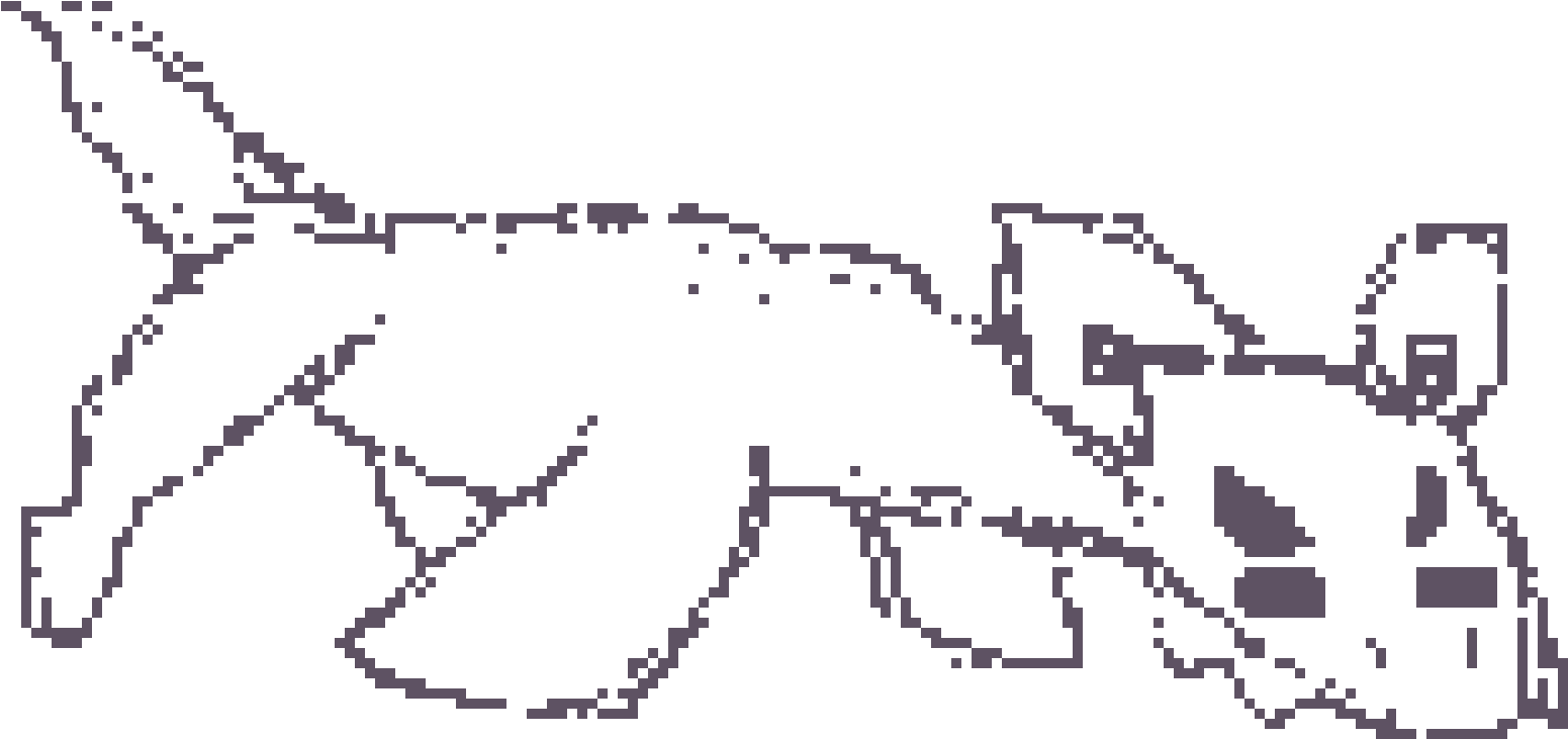 Sea Monster Sketcharoo - Line Art (1640x800), Png Download