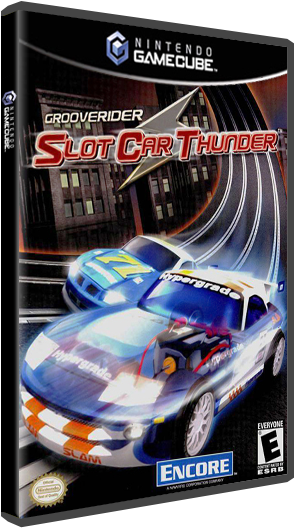 Grooverider Slot Car Thunder Gamecube (326x559), Png Download