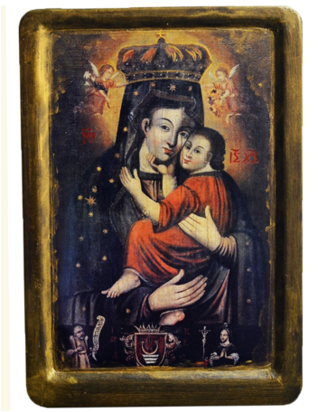 Blessed Virgin Mary - Ікона Богородиці Ніжності (351x480), Png Download