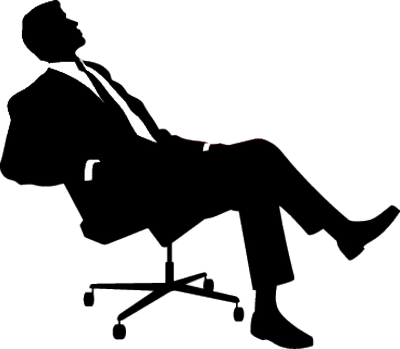 Sitting Man Png - Boss Clipart (400x349), Png Download