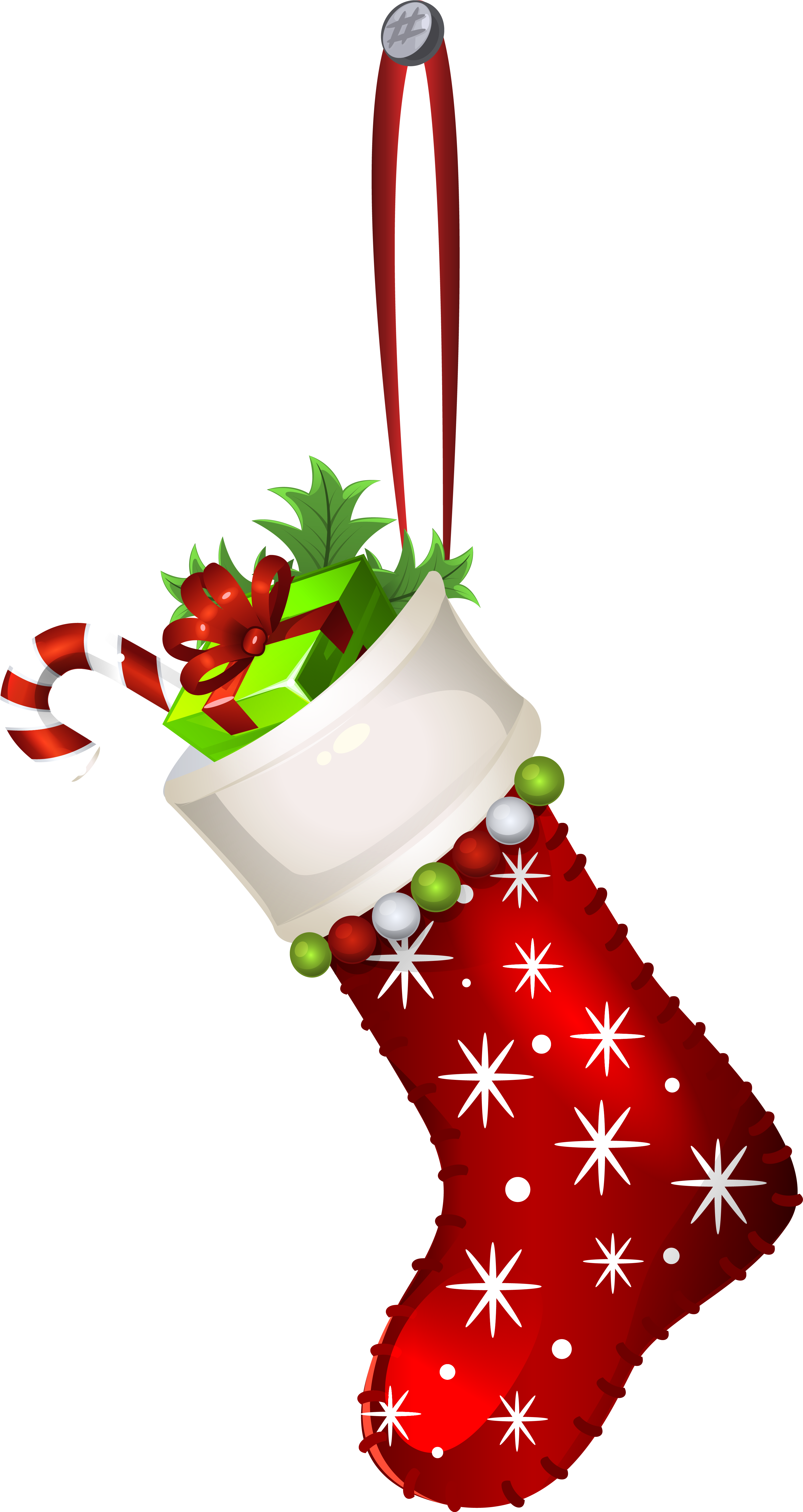 Christmas Stocking Png (3512x6356), Png Download