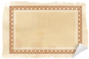 Hand Draw Sketch & Watercolor Background Wall Mural - Wood (400x400), Png Download