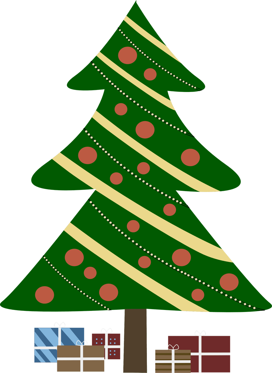 297 Free Christmas Tree Clip Art Images For Green Christmas - Christmas Tree Clipart (450x617), Png Download