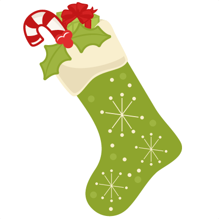 Banner Black And White Library Christmas Stocking Clipart - Green Christmas Stocking Png (432x432), Png Download