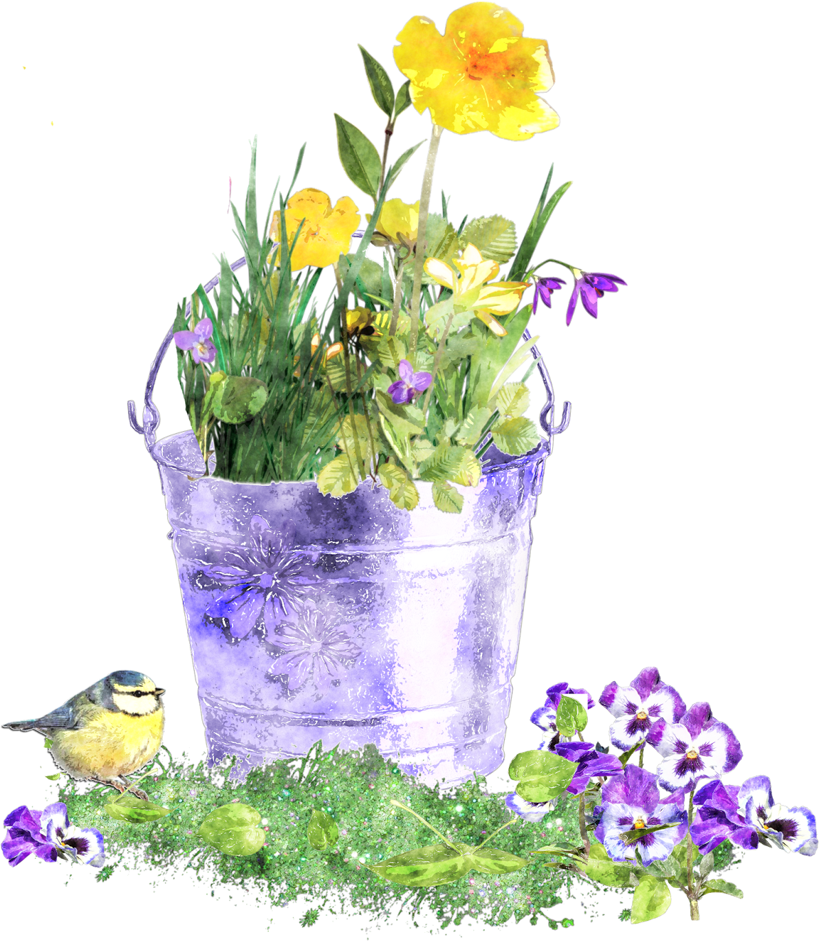I Wanted To Also Make Some Vegetable Soup, But I'll - Background Pastel Tumblr Flower (1600x1600), Png Download