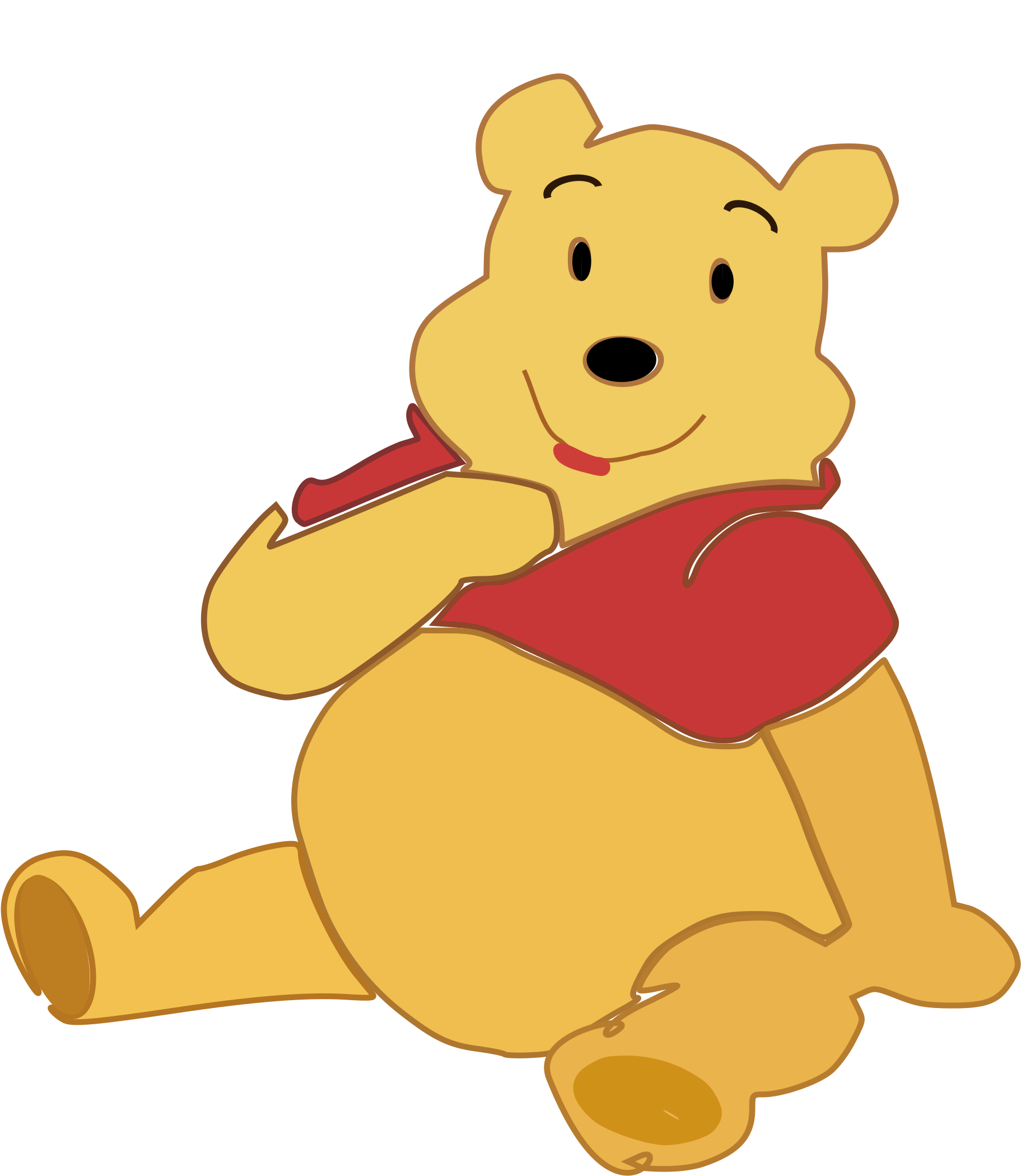 Open - Winnie Pooh Png (2000x2828), Png Download