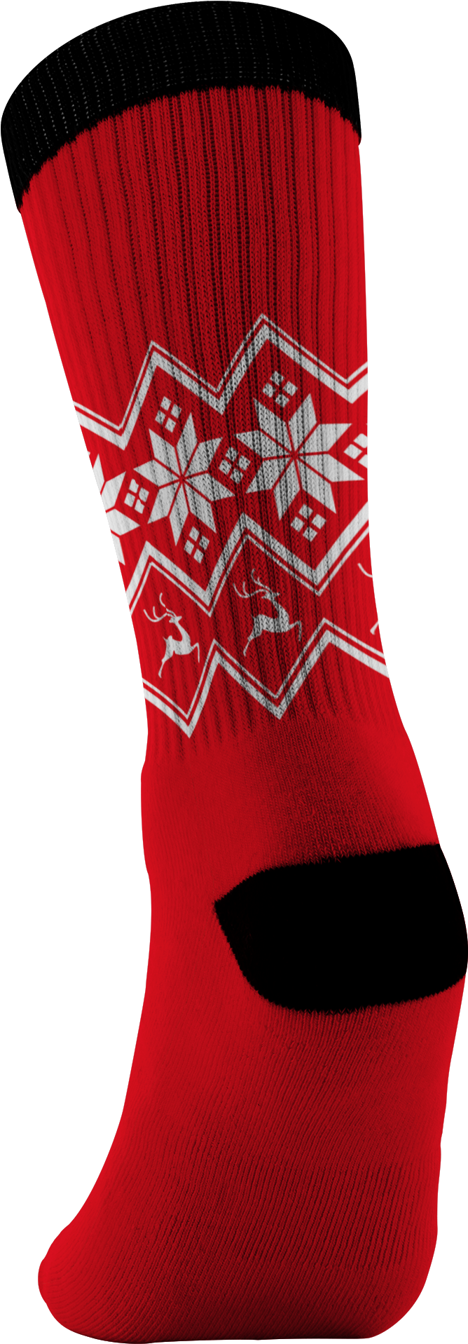 Red Christmas Socks - Christmas Day (2000x2000), Png Download