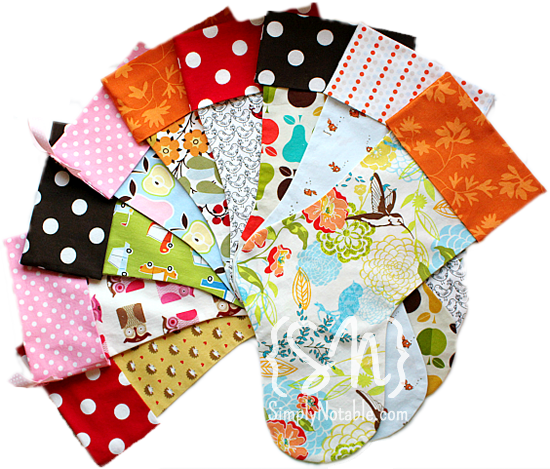 Retro Christmas Stocking Pattern And Tutorial - Christmas Stockings Patterns Sew (550x469), Png Download