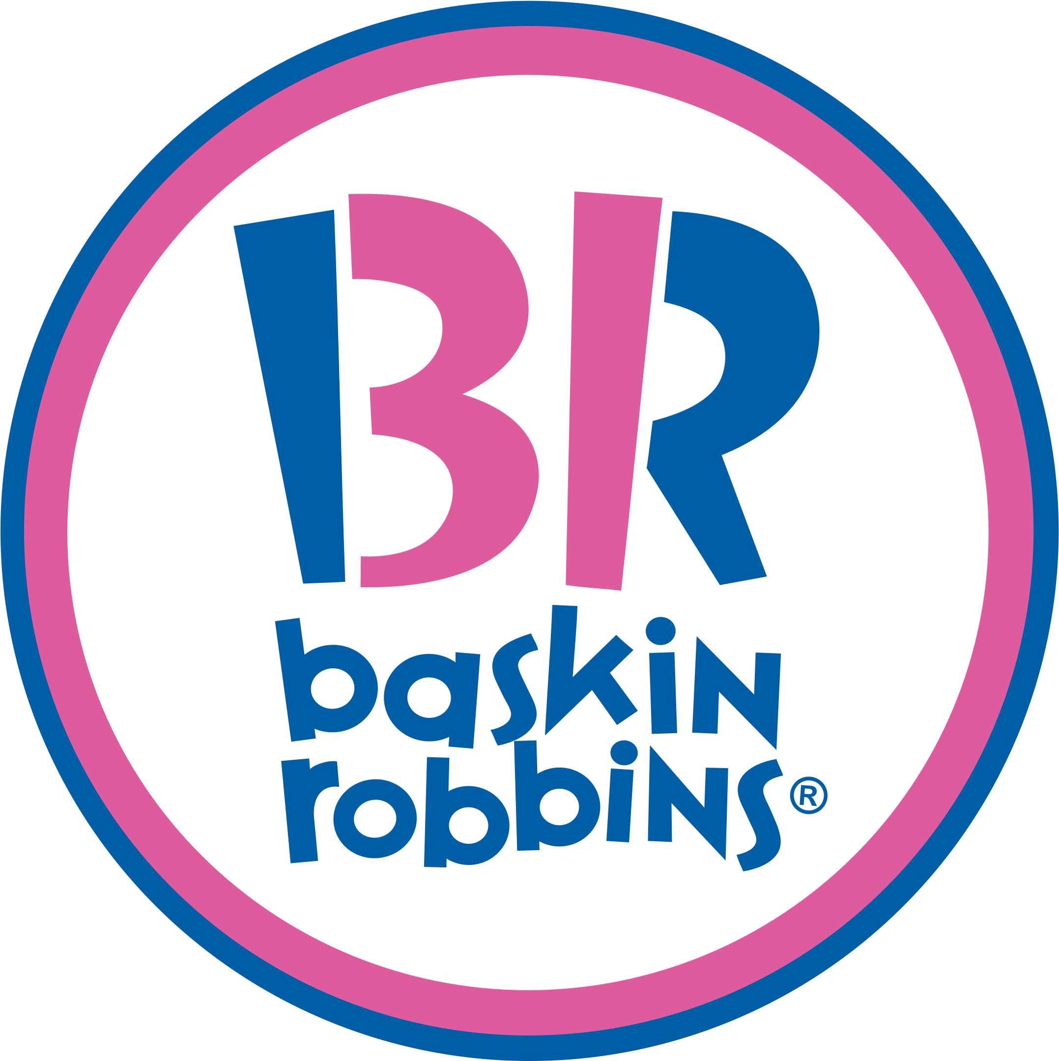 Baskin Robbins Logo Png Transparent - Br Ice Cream Logo (2400x2400), Png Download