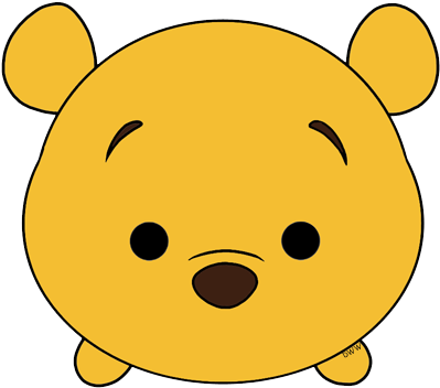 Pooh Tsum Tsum - Disney Tsum Tsum Clip Art (408x369), Png Download