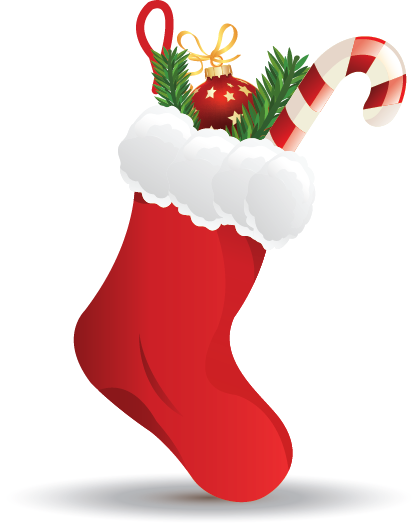 Stocking - Red Socks For Christmas (415x523), Png Download