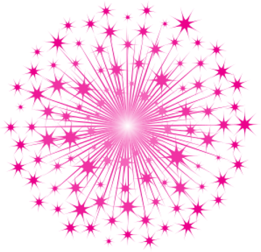 Star Overlay Fuscia Sparkle Starburst Pink Background - Pink Fireworks Transparent Background (1024x1024), Png Download