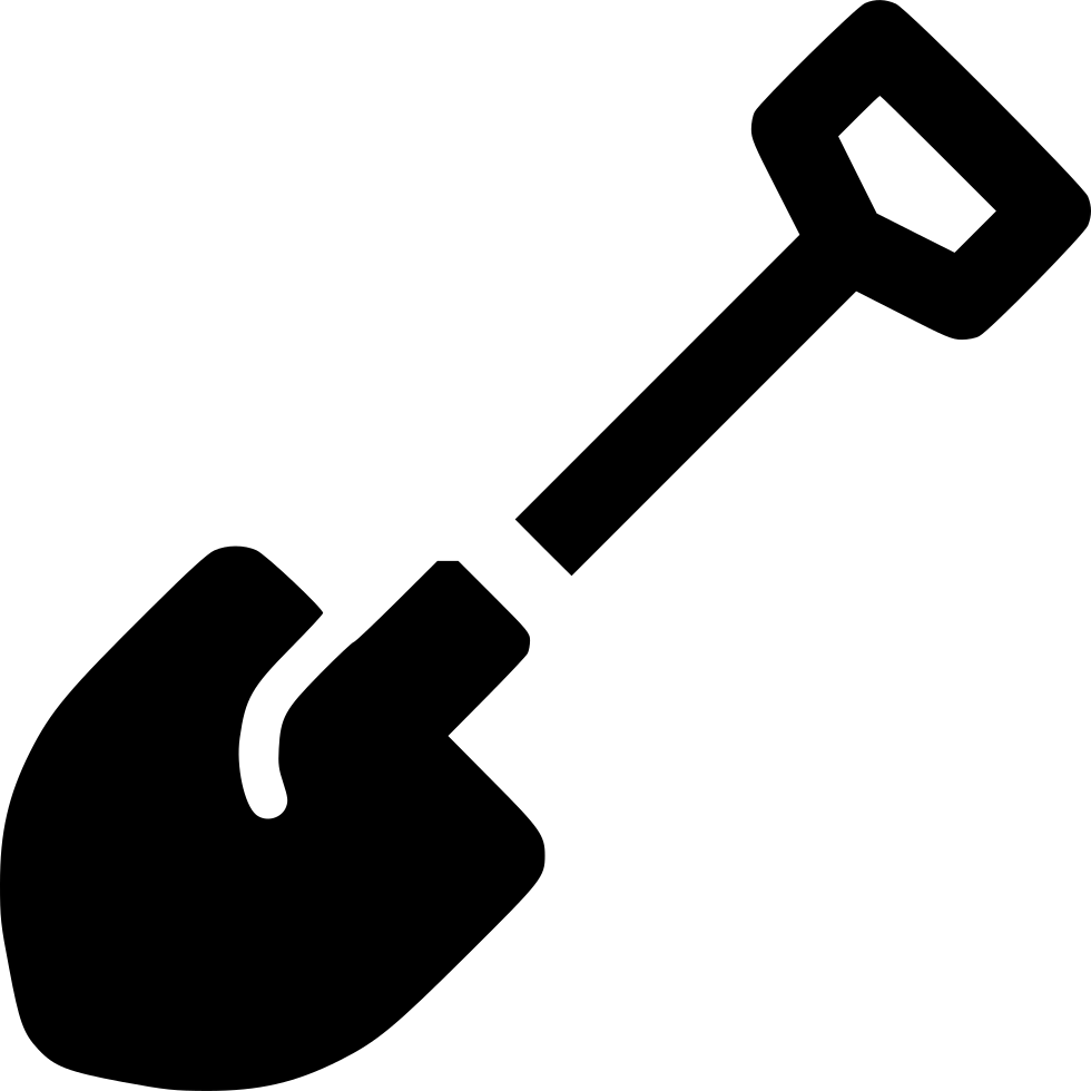 Dig Pitchfork Garden Tool Spade Comments - Shovel Icon Png (980x980), Png Download