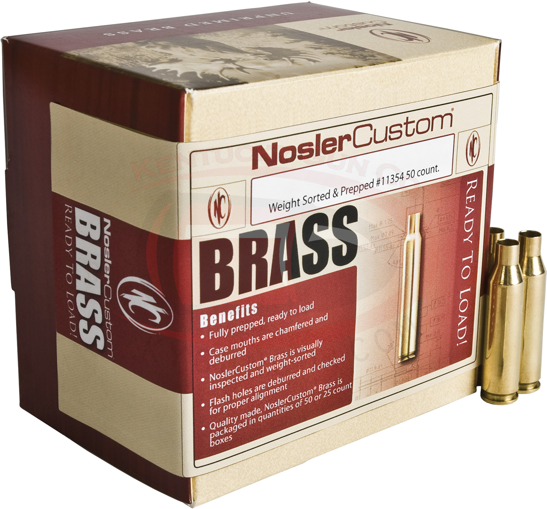 Nosler 10160 Brass Nosler 280 Remington (1800x1681), Png Download