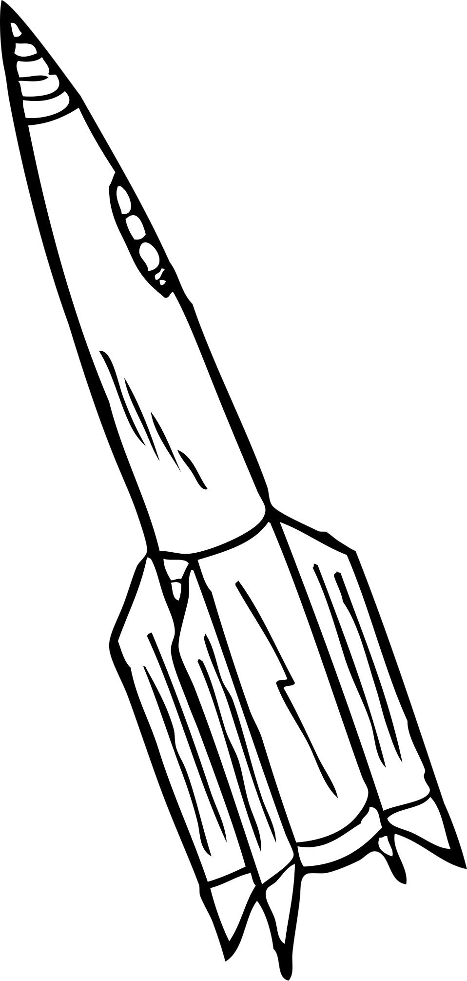 Rocketship Svg Clip Arts 282 X 591 Px (282x591), Png Download