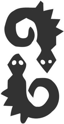 Dead Horses Logo - Fallout New Vegas Dead Horse Tribal (350x413), Png Download