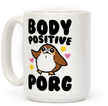Body Positive Porg Parody - Love (484x484), Png Download