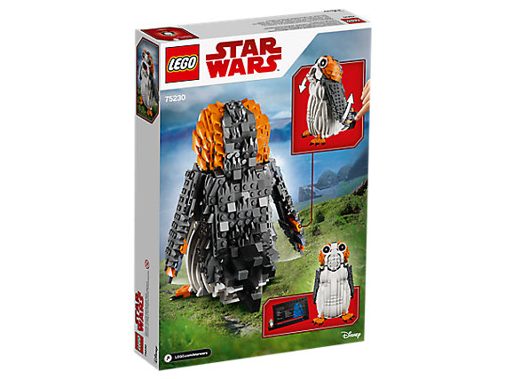 The 811 Piece Set Comes With A Mouth Which Moves And - Lego Star Wars Porg 75230 (758x426), Png Download