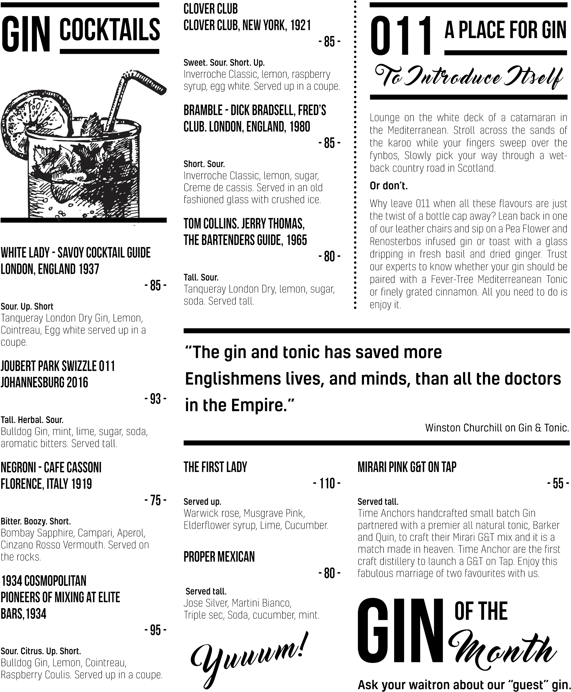 Cocktails Menu - Document (2000x2412), Png Download