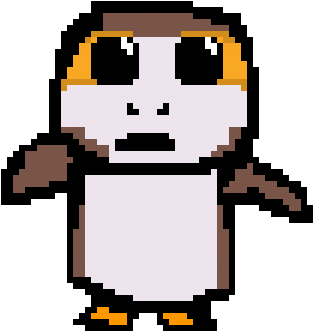 Porg Flapping Wings - Penguin (600x600), Png Download