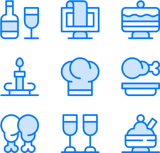 Restaurant 25 Icons - Icon (600x564), Png Download