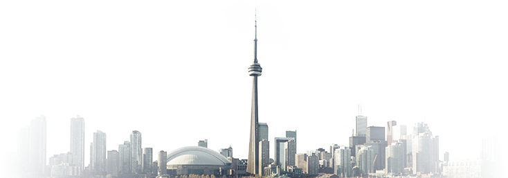 The Gallery For > City Silhouette P - Toronto (734x258), Png Download