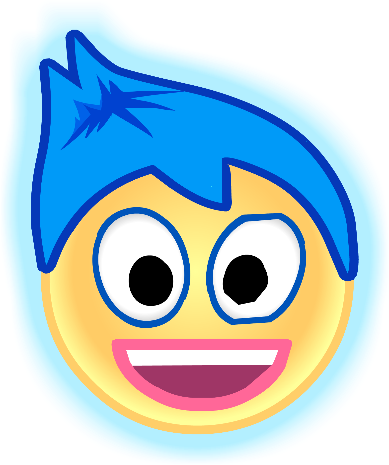Image Inside Out Party Emoticons Joy Png - Inside Out Joy Emoticons (1561x1869), Png Download