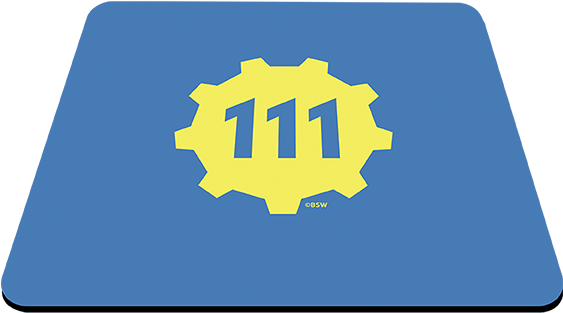 Qck Fallout 4 Vault - Vault 111 Mousepad (1050x600), Png Download