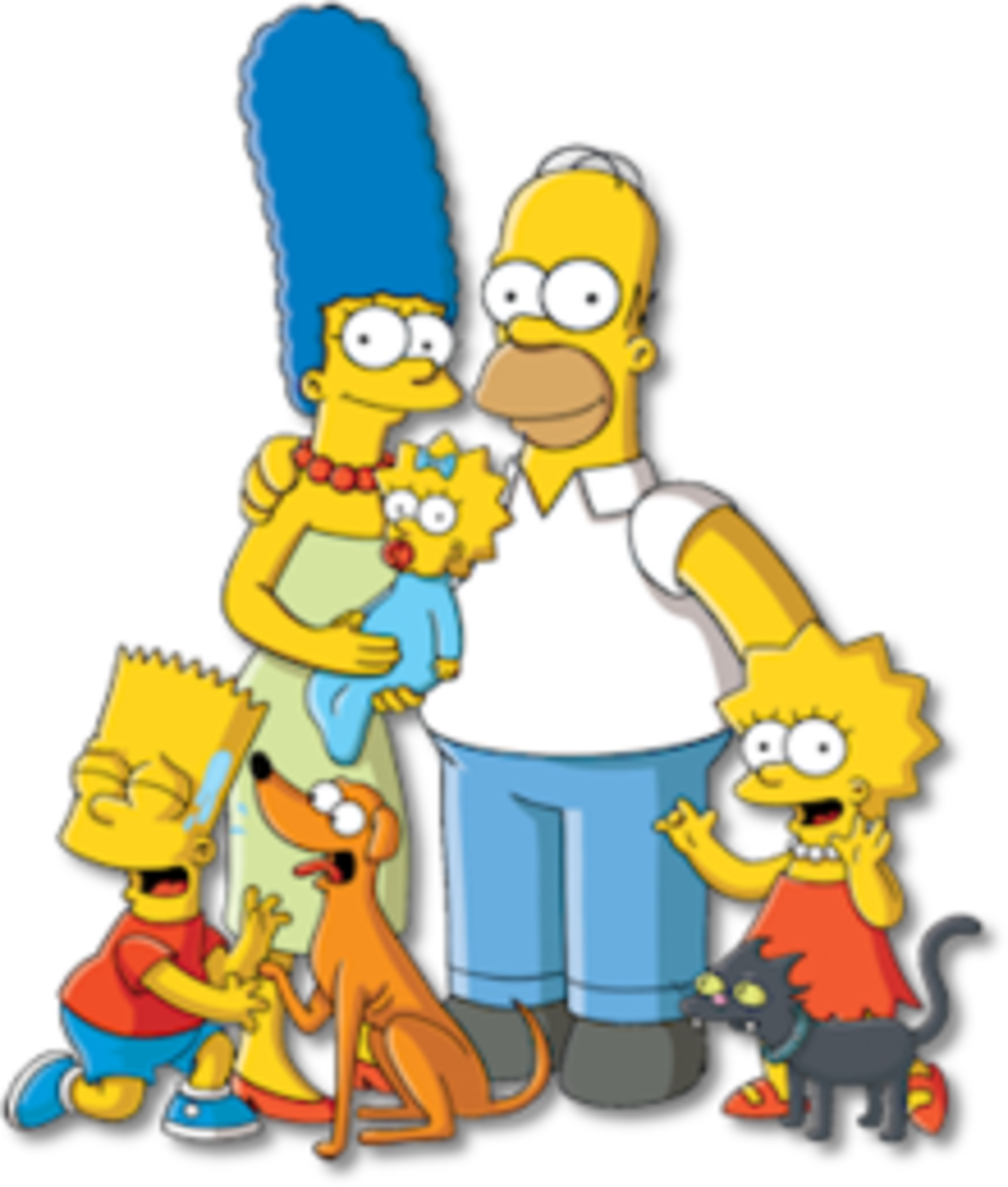 Image Black And White Library Stranger Things Clipart - Simpsons Family (1699x2000), Png Download