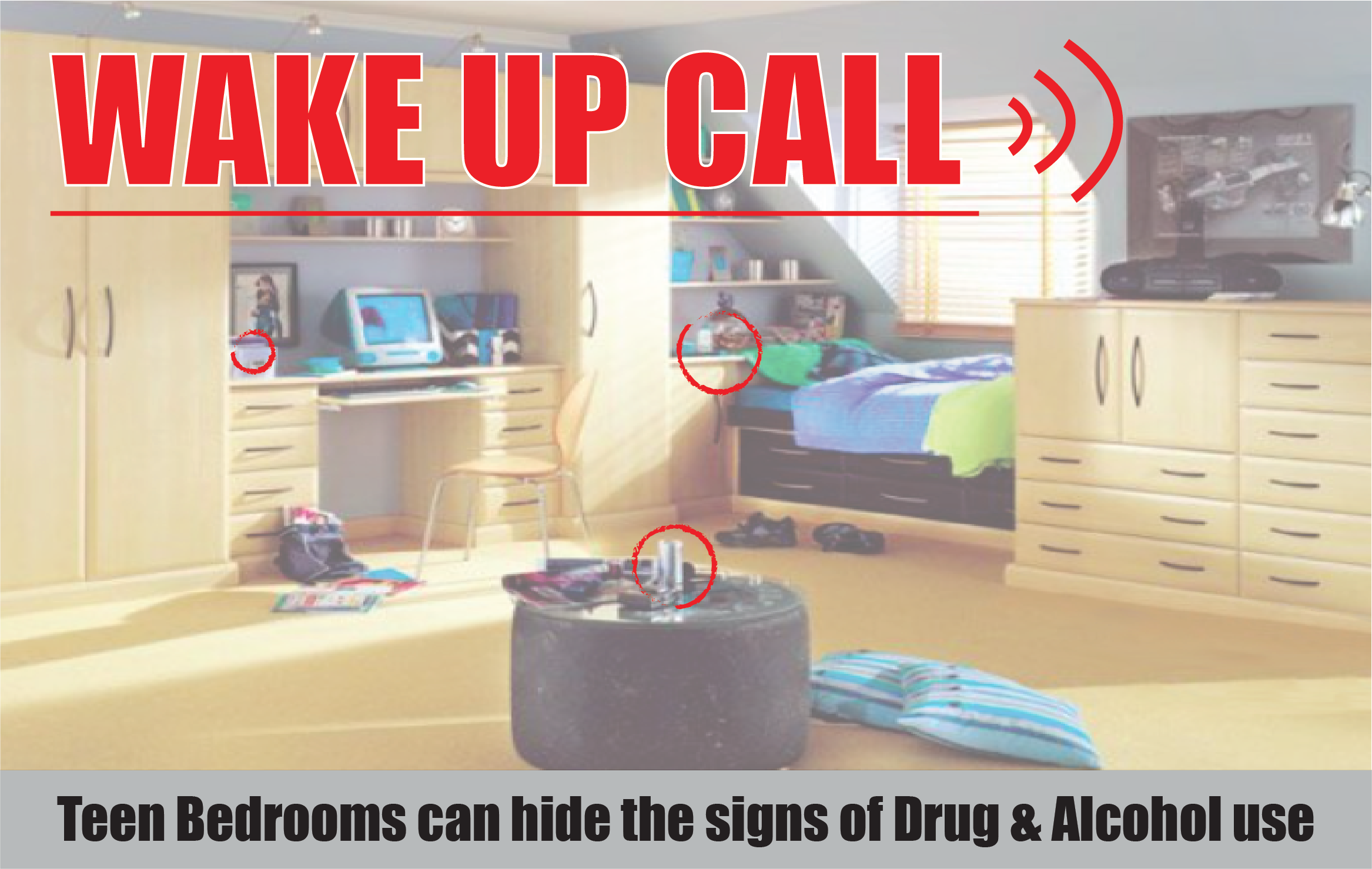 "wake Up Call" Presented By Your Choice To Live (2334x1479), Png Download