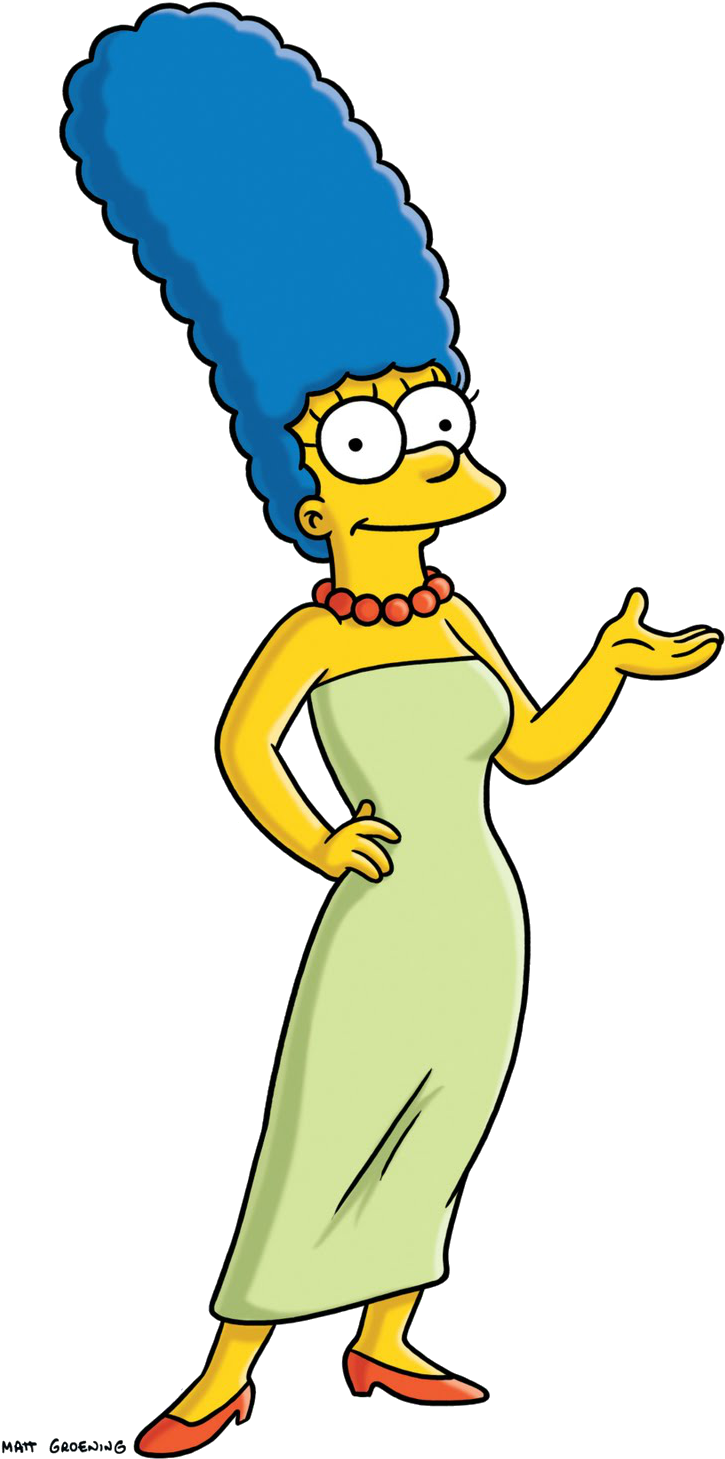 Marge Simpson Simpsons Marge - Mom From The Simpsons (1220x1600), Png Download