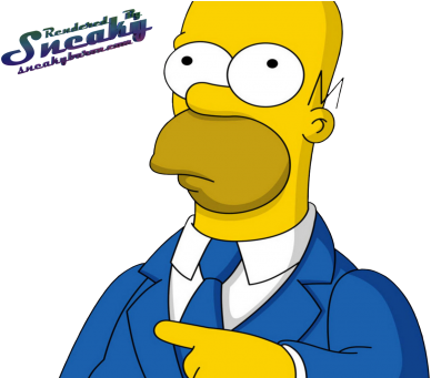 Homer Simpson - Homer Simpson Suit (400x340), Png Download