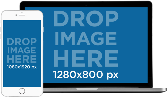 White Iphone In Portrait Position Macbook Pro Responsive - Obama Cam Dep To Ong (640x480), Png Download