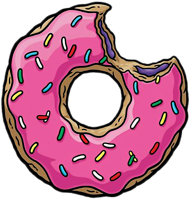 Clipart Royalty Free The Simpsons Tapped Out Coffee - Donut Png (626x654), Png Download