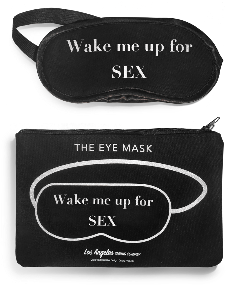 Eye Mask- Wake Me Up For Sex - Sales (1024x1325), Png Download