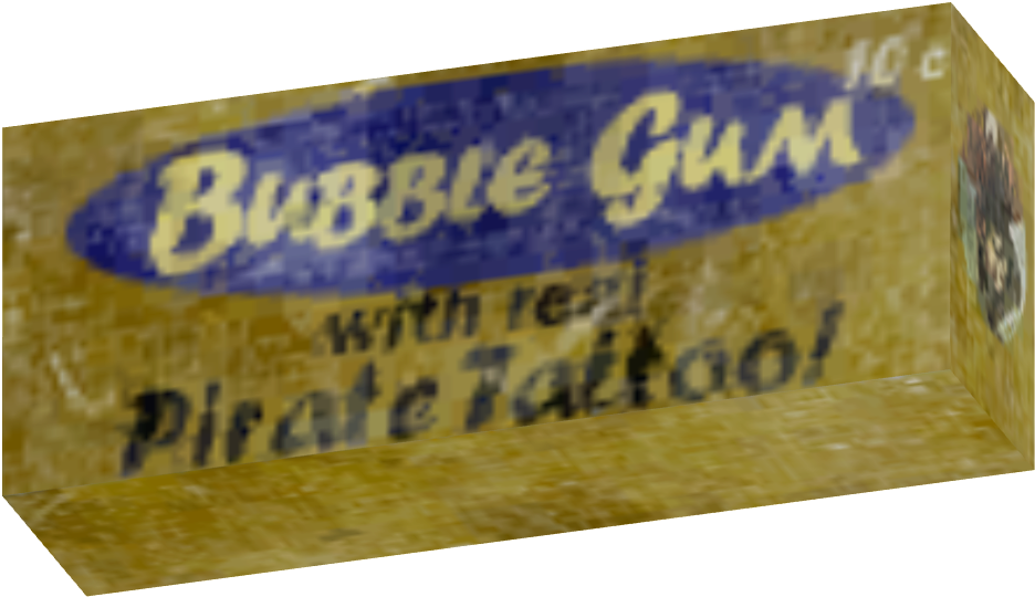 Bubblegum - Fallout Chewing Gum (1000x600), Png Download