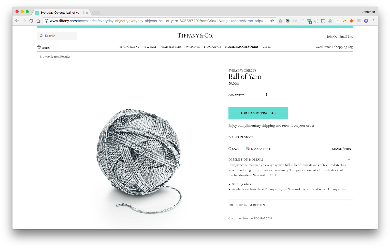 439 Kb - - Everyday Objects Ball Of Yarn In Sterling Silver. (1548x989), Png Download