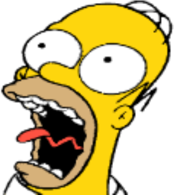 Geemod 2 "sixth Sense" Homer Simpson - Homer Screaming Transparent (400x400), Png Download