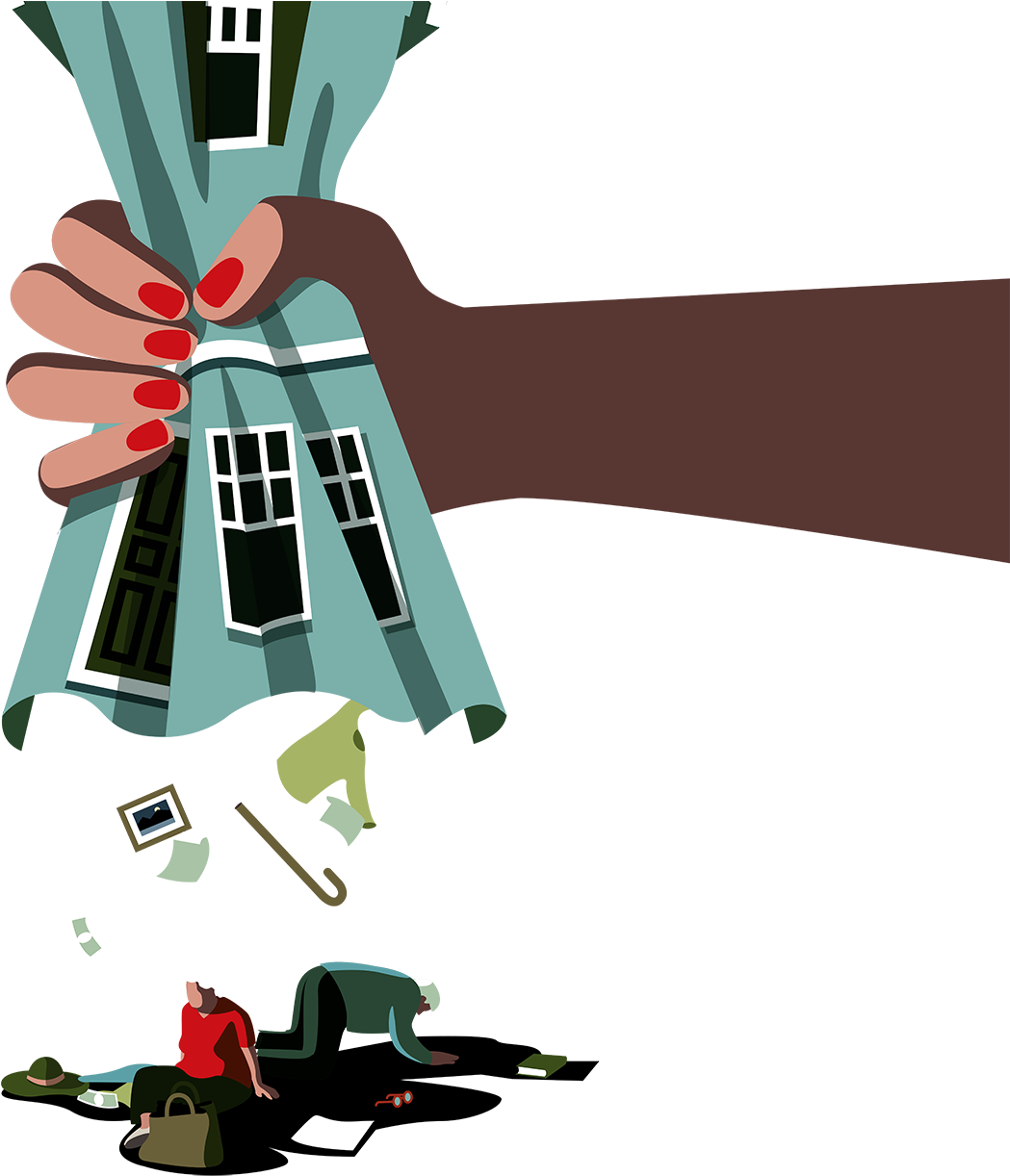 Guardian-strangers Fleecing Elderly - Portable Network Graphics (1500x1379), Png Download