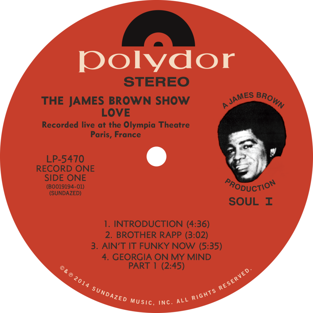 Lp 5470 James Brown Labels R2-1 (1000x1000), Png Download
