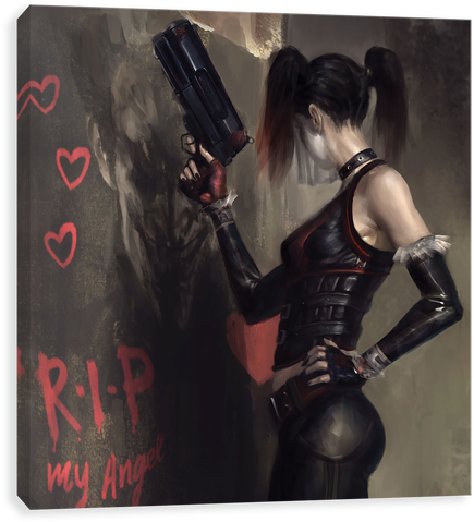 Harley Rip - Harley Quinn (500x500), Png Download