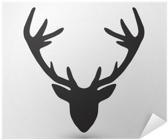 Gallery Direct Kovalto1's 'deer Head' Gallery Wrapped (400x400), Png Download